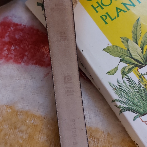 Vintage Pierre Cardin leather belt sz 40 - Picture 5 of 5